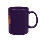 Skull Clash Ceramic Mug — Vintage Rock Tattoo Coffee Cup