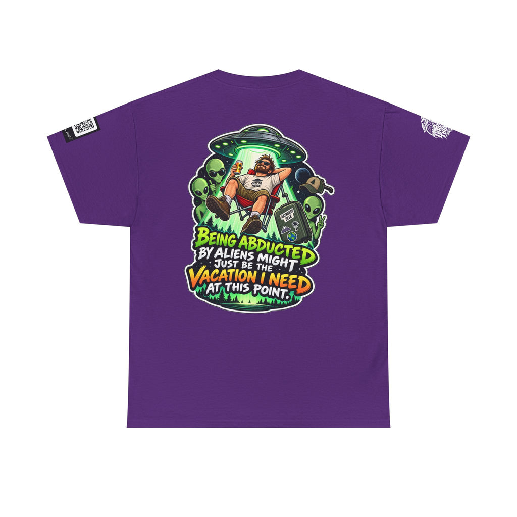 Alien Abduction Is the Vacation I Need Back Graphic Tee