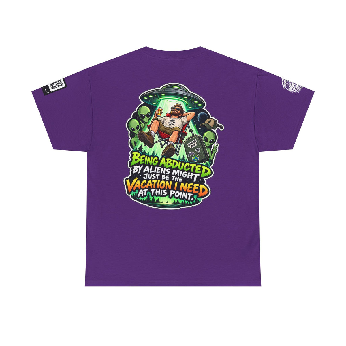 Alien Abduction Is the Vacation I Need Back Graphic Tee