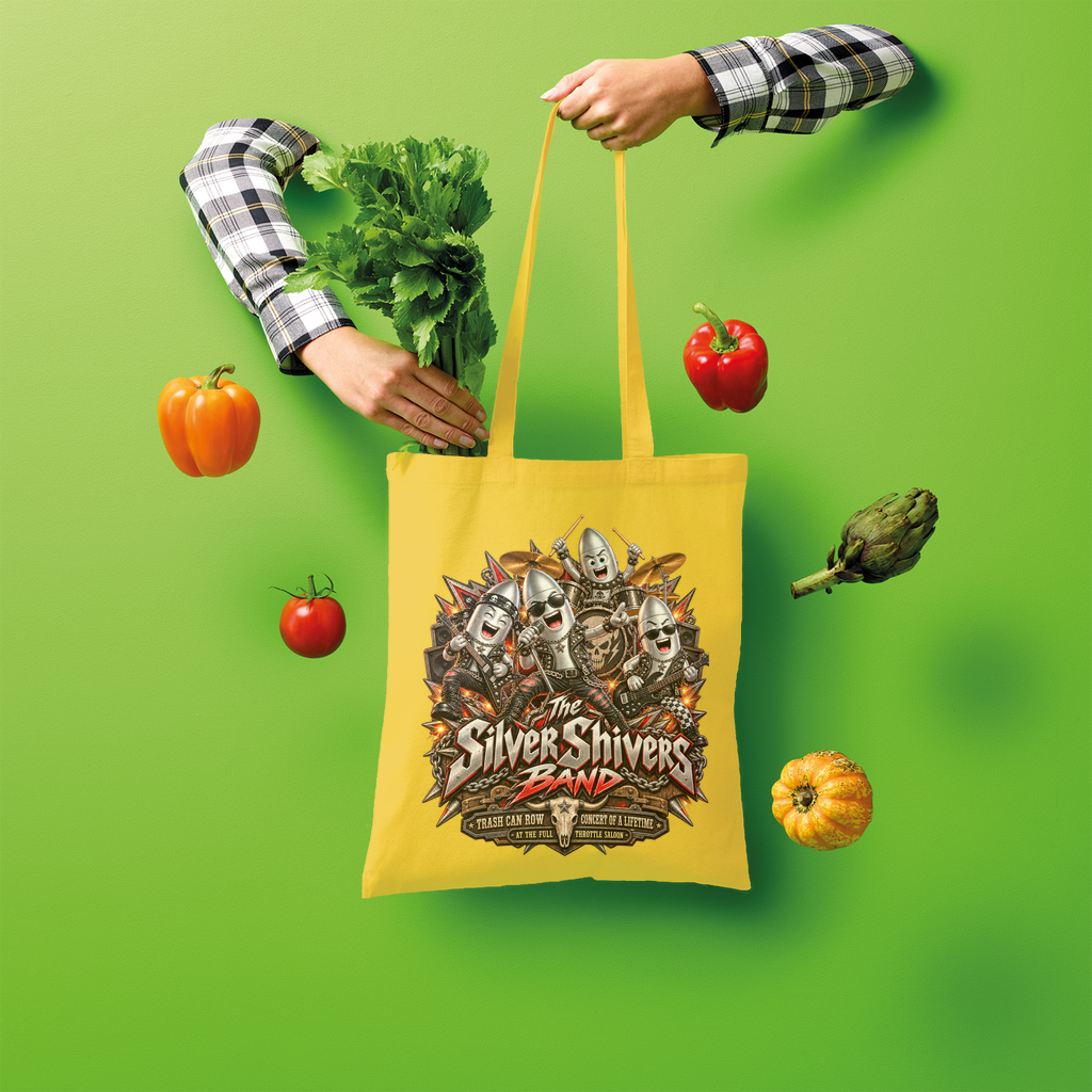 The Silver Shivers Band Shopper Tote Bag