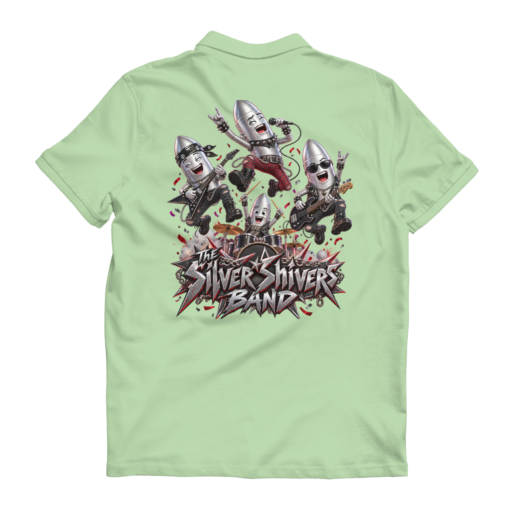 The Silver Shivers Band Premium Adult Polo Shirt