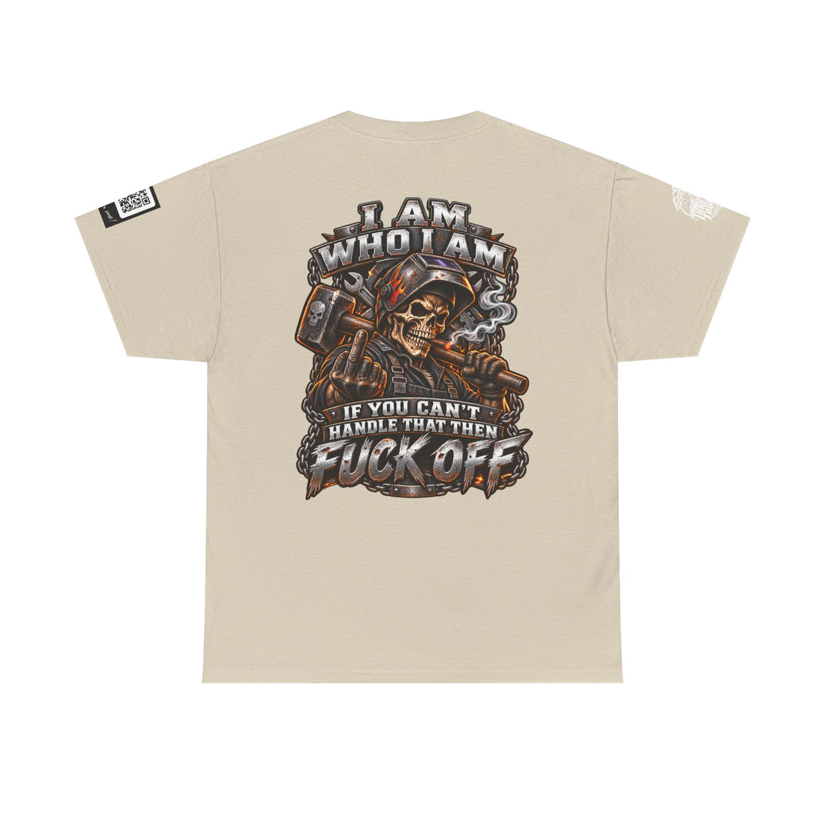 I Am Who I Am — If You Can’t Handle It, Fuck Off Back Graphic Tee