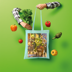 Trash Can Row Shopper Tote Bag