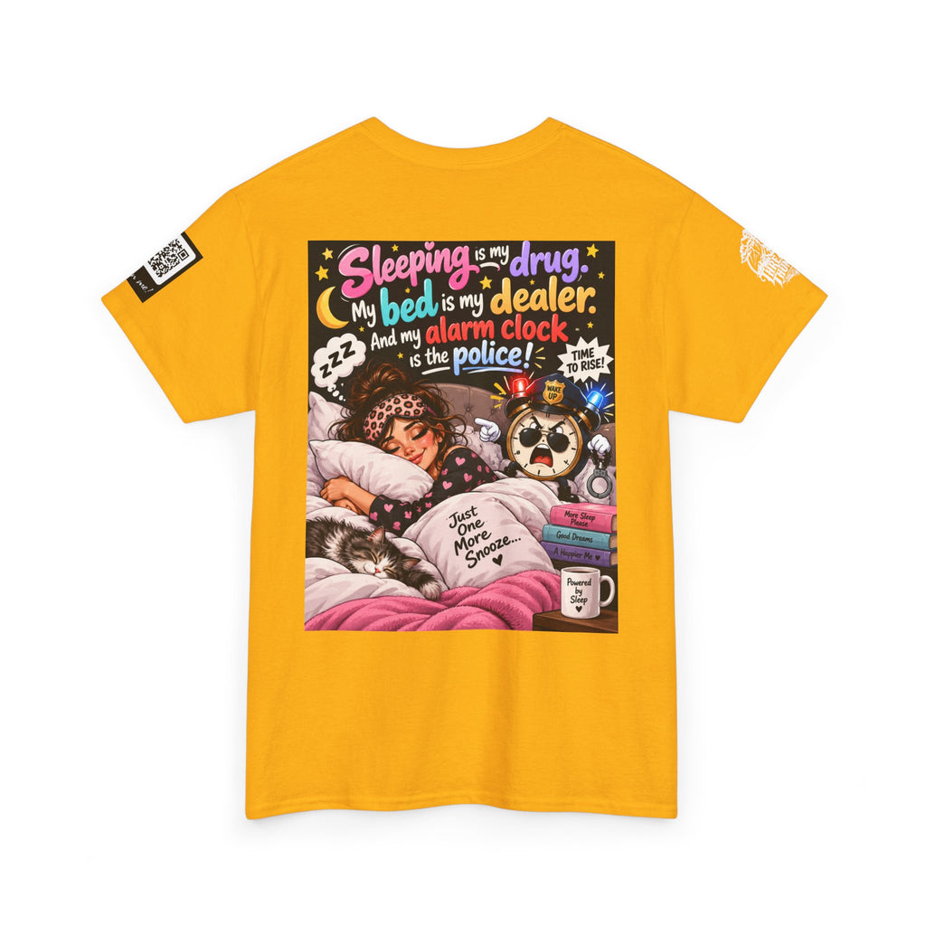 Sleeping Is My Drug — Powered by Sleep Back Graphic Tee