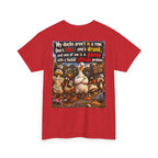 Funny Goose T-Shirt — "My Ducks Aren't in a Row" Humorous Farm Animal Tee