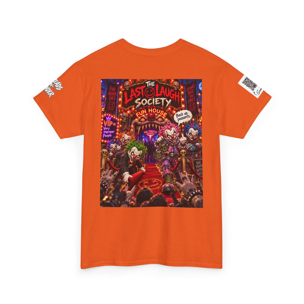 The Last Laugh Society Tee #148 — Carnival Clown Horror Graphic T-Shirt