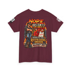 Satan Still Has a Restraining Order Against Me Back Graphic Tee