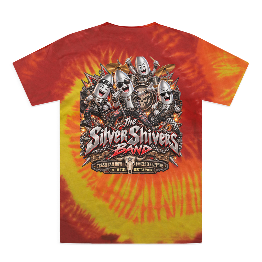 The Silver Shivers Band Tie-Dye T-Shirt