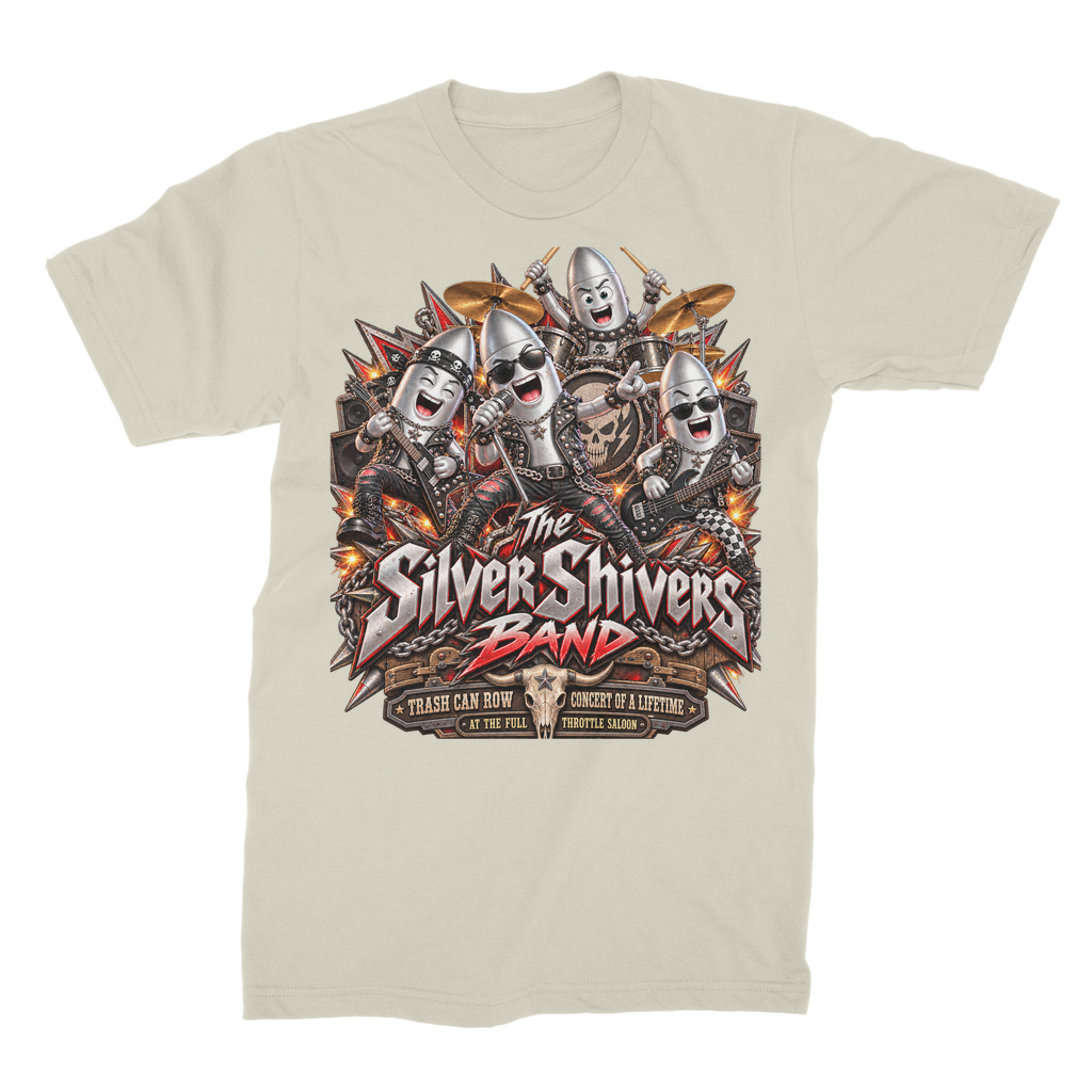 The Silver Shivers Band Premium Jersey Adult T-Shirt