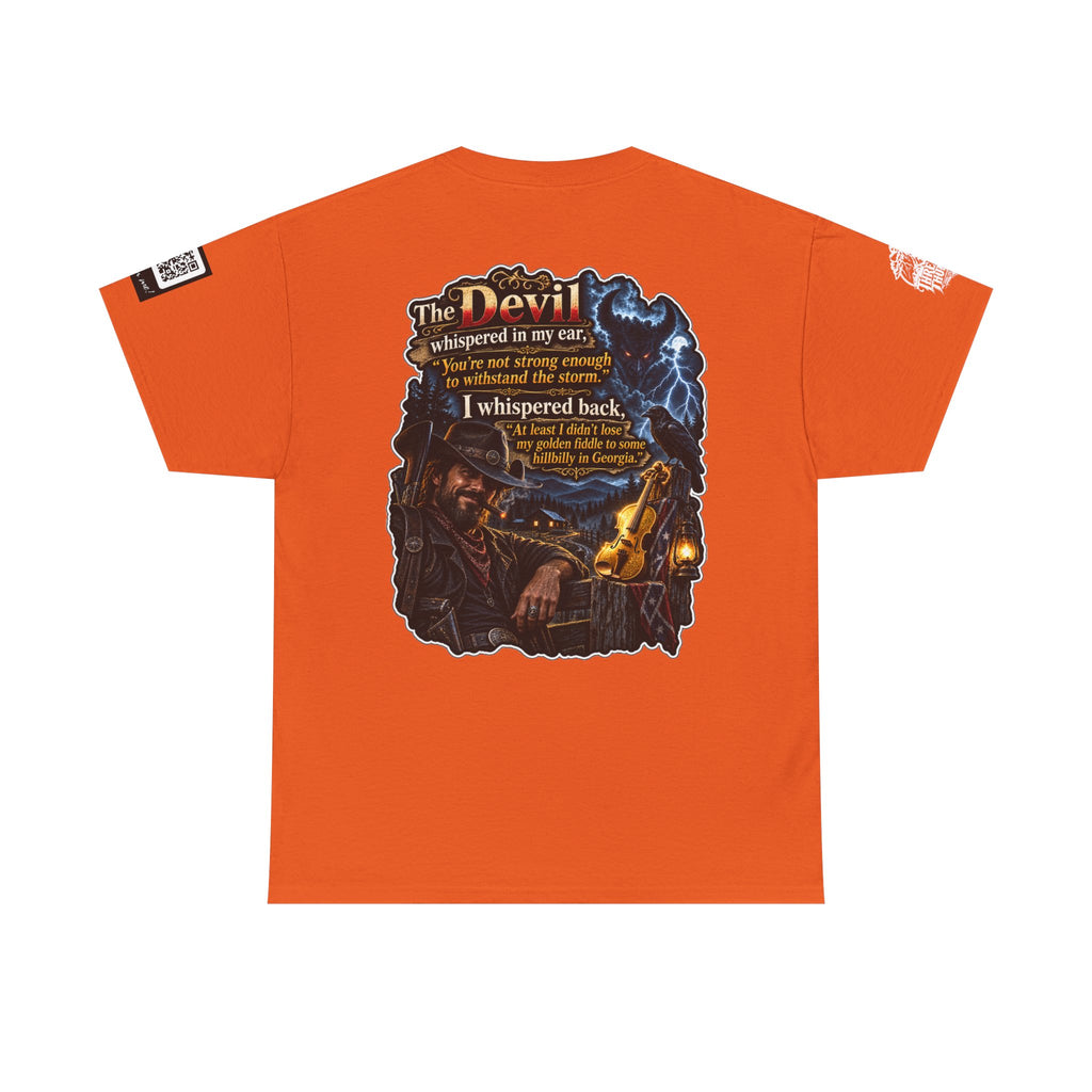 The Devil Whispered About the Storm — Georgia Hillbilly Back Graphic Tee