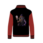 angry can man Varsity Jacket