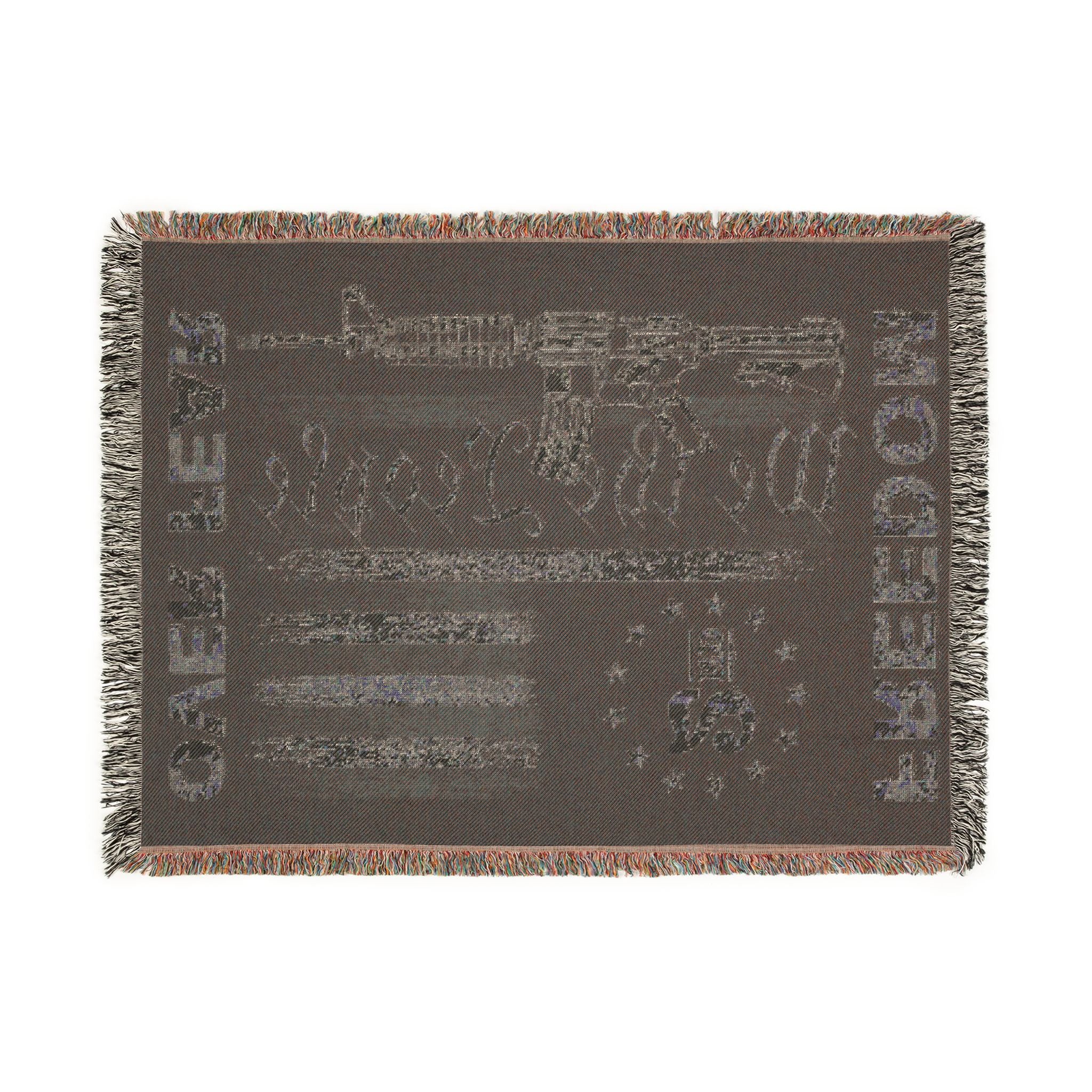 Freedom Over Fear Woven Blanket — "We The People" 2A Flag Throw
