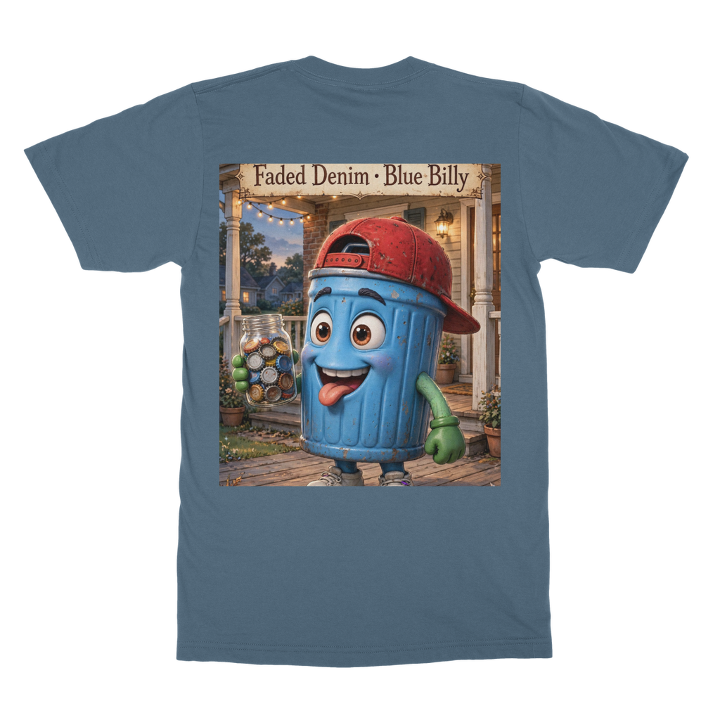 Trash Can Row – Classic Heavy Cotton Adult T-Shirt
