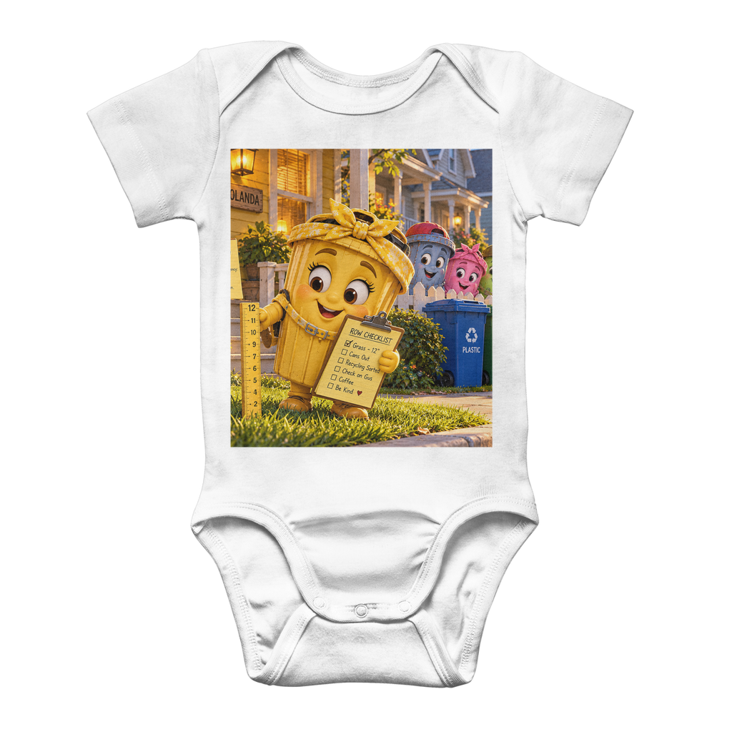 Trash Can Row Classic Baby Onesie Bodysuit