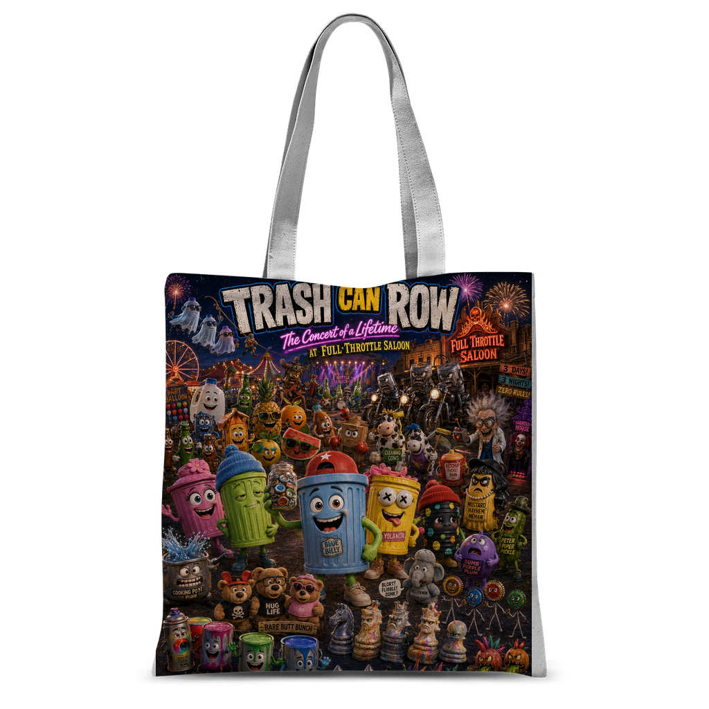 Trash Can Row: Concert for a Lifetime – Classic Sublimation Tote Bag