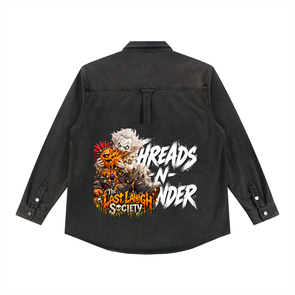 Denim Vintage Washed Heavyweight Jacket - The last Laugh Society