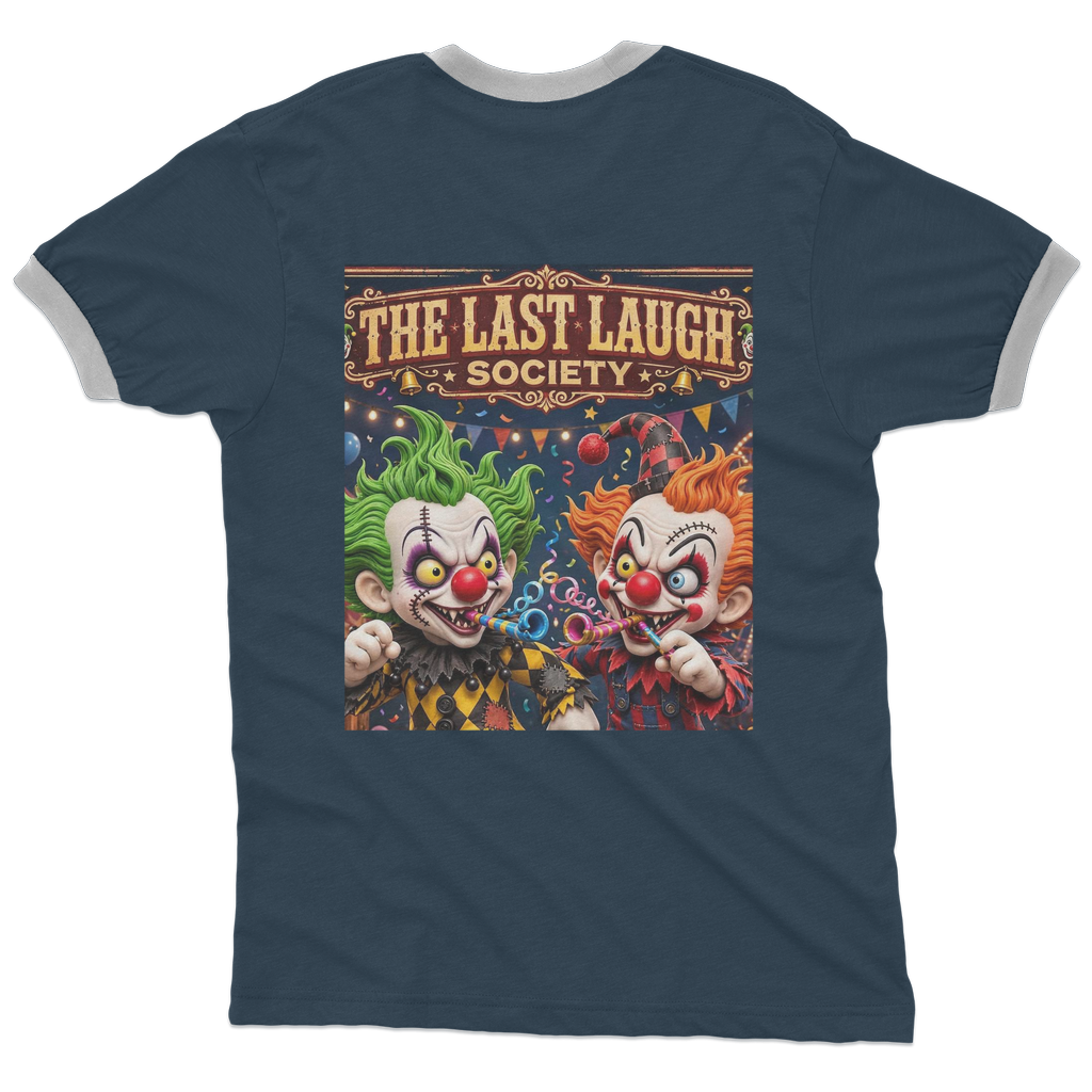 The Last Laugh Society Adult Ringer T-Shirt