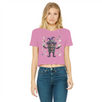 ANGRY CAN MAN 2.0 Classic Women's Cropped Raw Edge T-Shirt