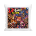 The Last Laugh Society Throw Pillows