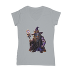 angry can man Classic Women's V-Neck T-Shirt