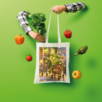 Trash Can Row Shopper Tote Bag