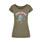 TRASH CAN MAN Wide Neck Women's T-Shirt XS-5XL