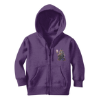 angry can man Classic Kids Zip Hoodie