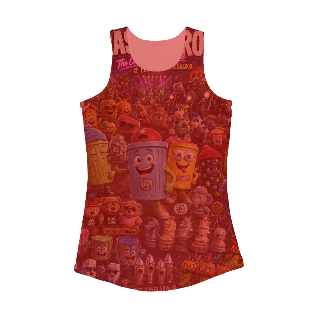 Trash Can Row: Concert for a Lifetime – Women Performance Tank Top