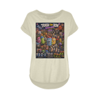 Trash Can Row CONCERT FOR A LIFETIME Women's Long Slub T-Shirt XS-5XL