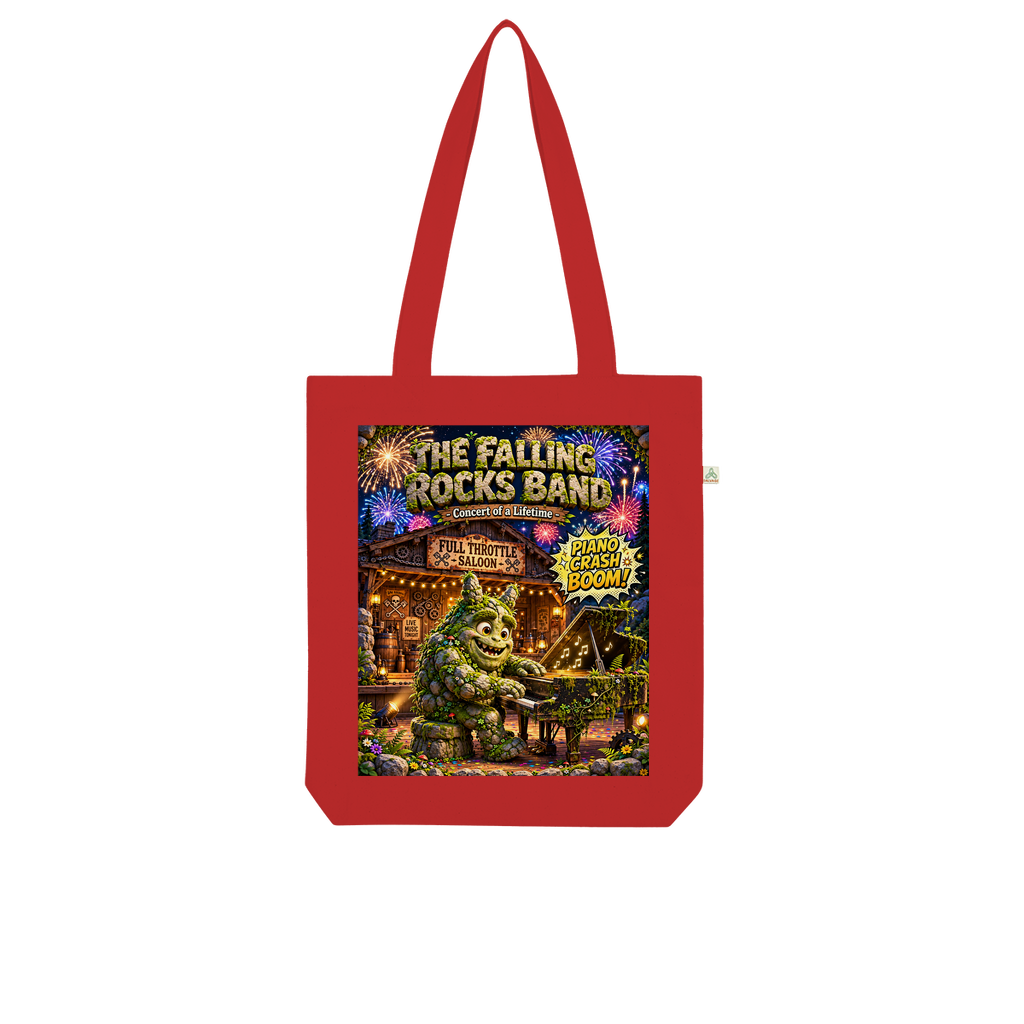 Falling Rocks COllection Organic Tote Bag