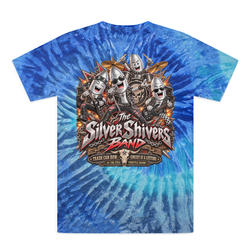 The Silver Shivers Band Tie-Dye T-Shirt