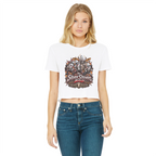 The Silver Shivers Band Classic Women's Cropped Raw Edge T-Shirt