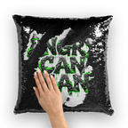 ANGRY CAN MAN 2.0 Sequin Cushion Cover