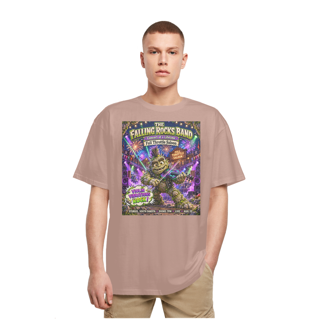 Falling Rocks Collection Heavy Oversized T-Shirt