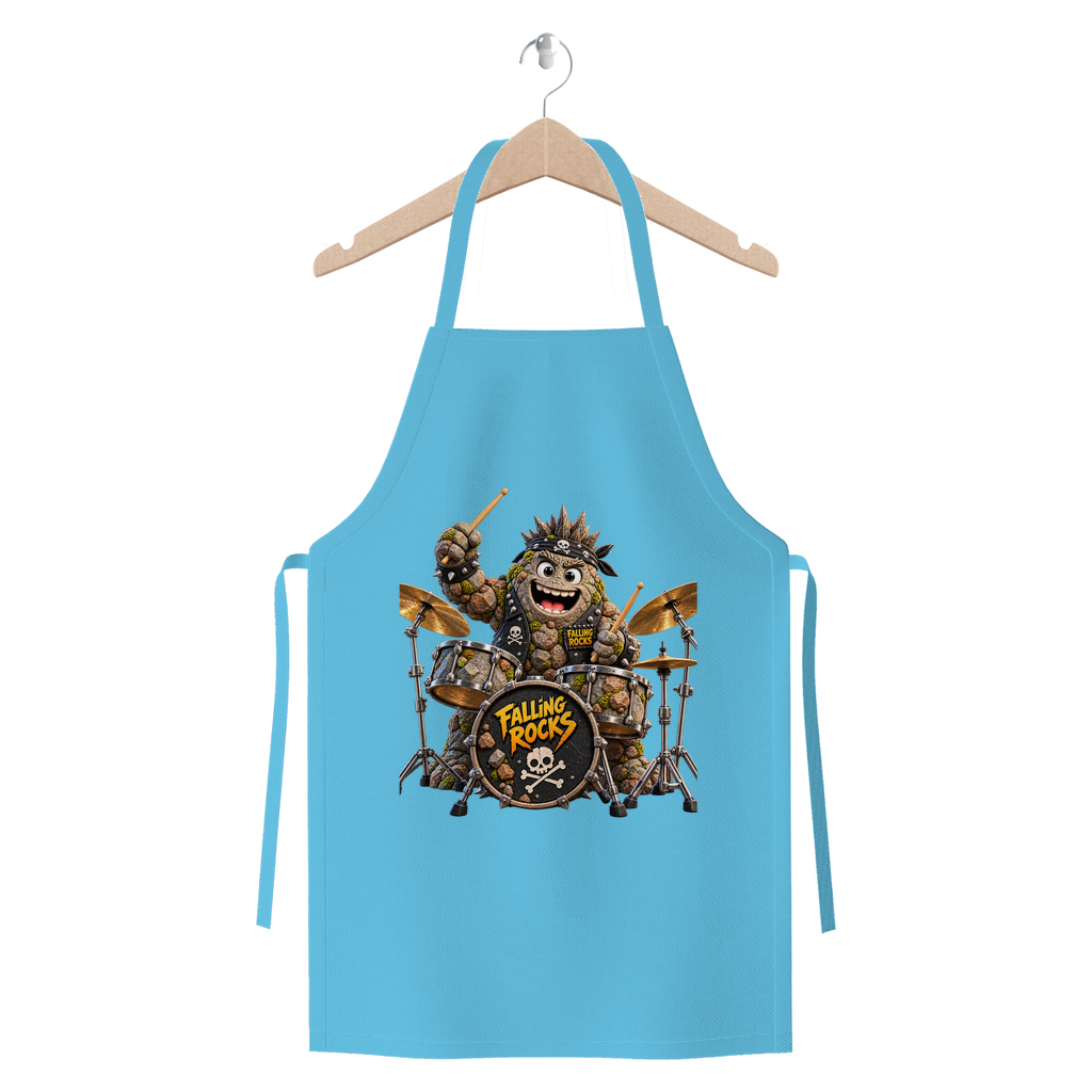 Falling Rocks COllection Premium Jersey Apron