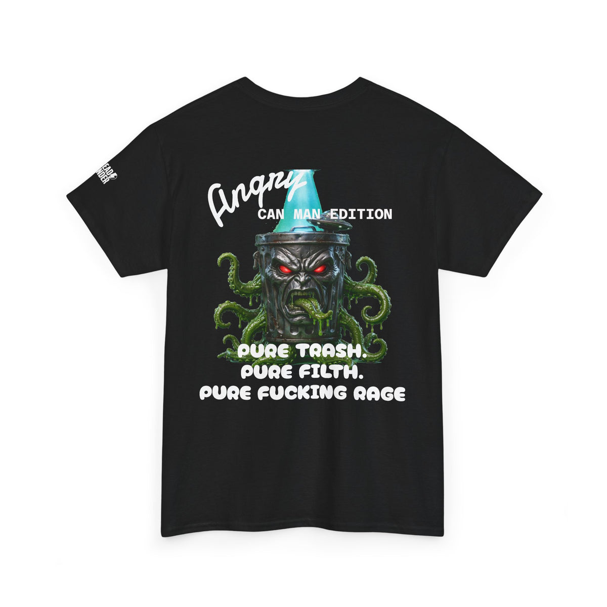 T-Shirt — Angry Can Man Monster Graphic Tee
