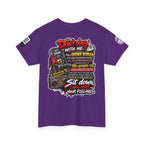 Grown Woman With Anxiety and 90s Gangsta Rap Back Graphic Tee