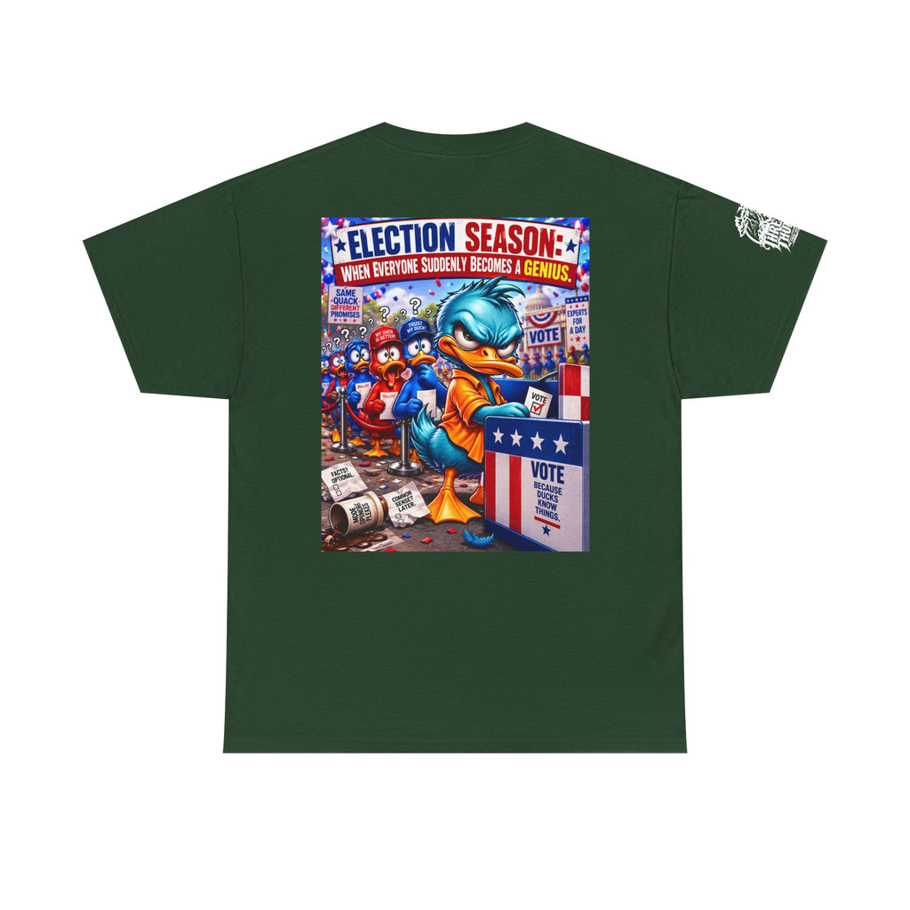 Election Season — When Everyone Suddenly Becomes a Genius Back Graphic Tee