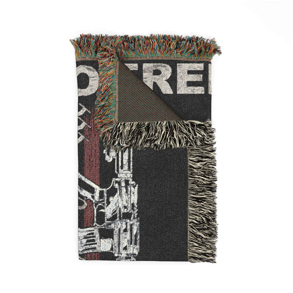 Freedom Over Fear Woven Blanket — "We The People" 2A Flag Throw
