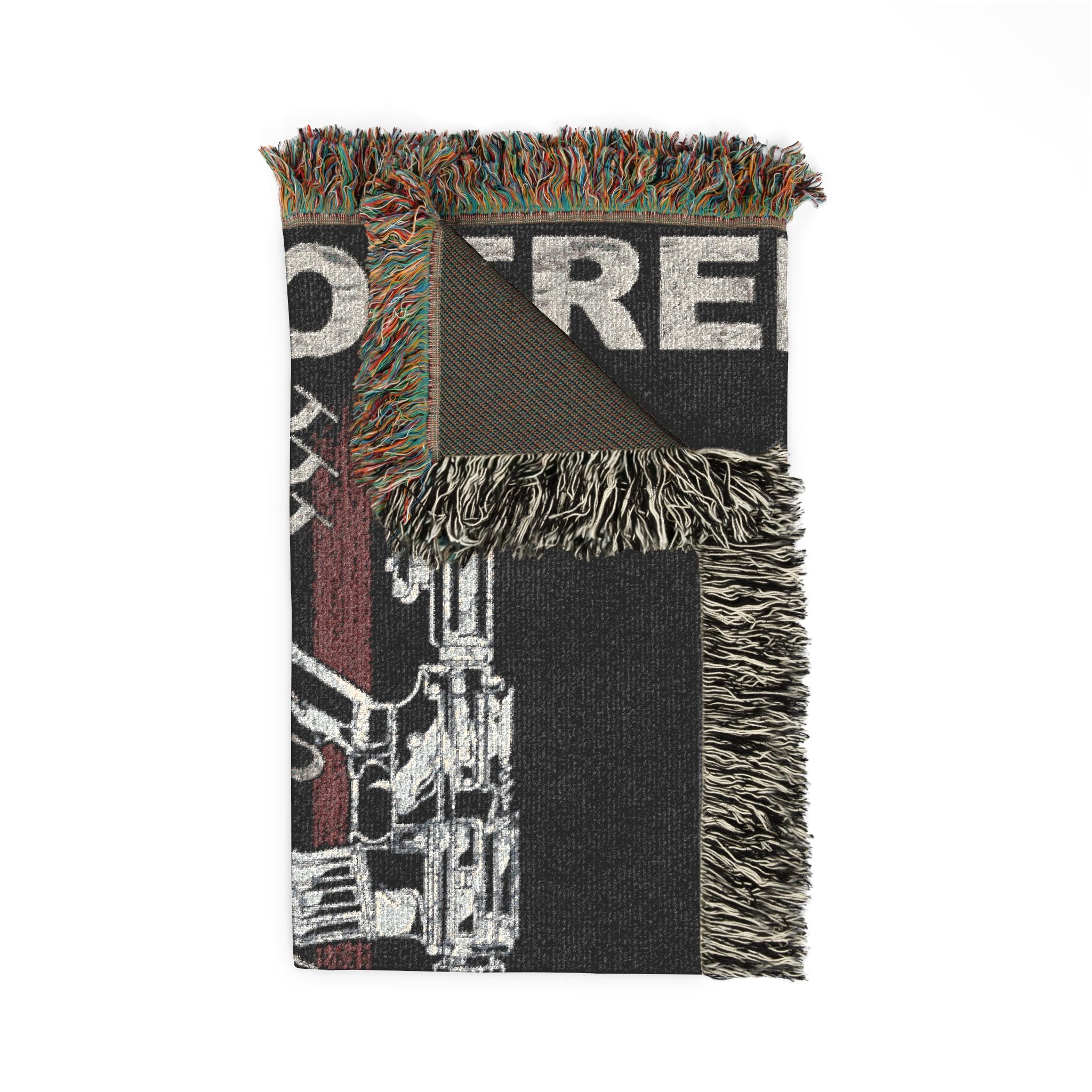 Freedom Over Fear Woven Blanket — "We The People" 2A Flag Throw