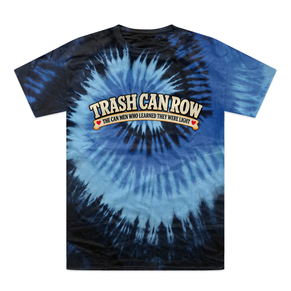 Trash Can Row Tie-Dye T-Shirt