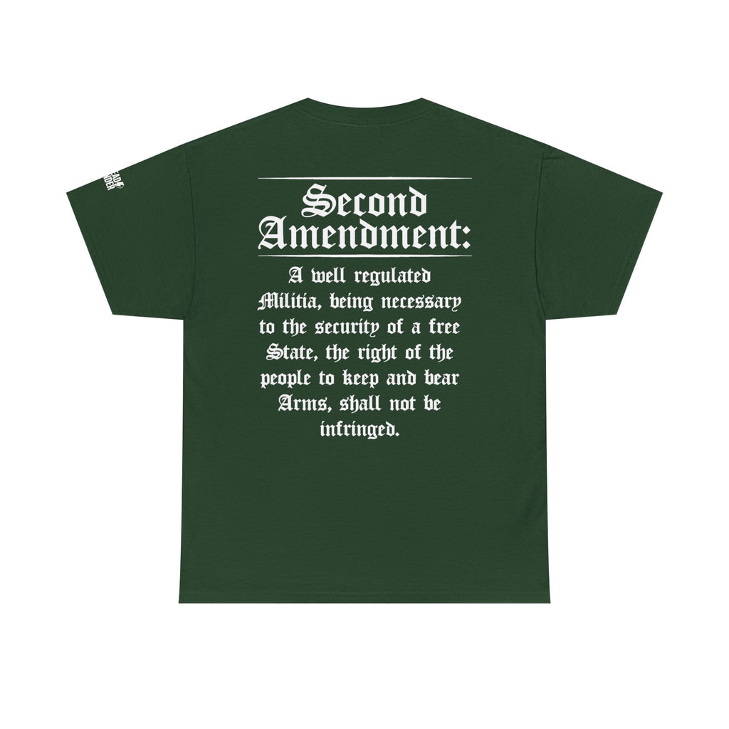Second Amendment T-Shirt — Constitution Quote Flag Tee