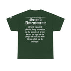Second Amendment T-Shirt — Constitution Quote Flag Tee