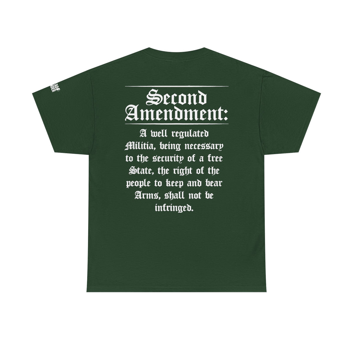 Second Amendment T-Shirt — Constitution Quote Flag Tee