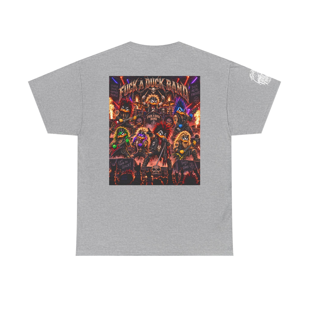 FUCK A DUCK BAND — Heavy Metal Quack Crew Back Graphic Tee