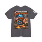 Support the Troops, Defend the Rights Back Graphic Tee