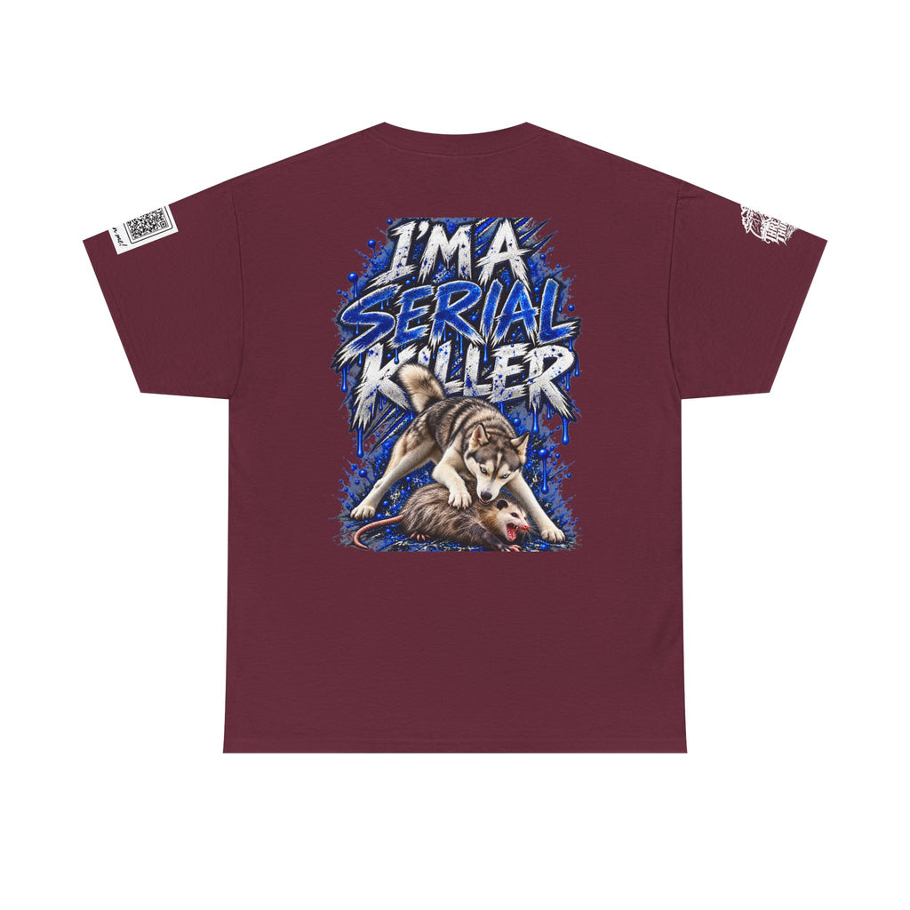 T-Shirt — "I'm A Serial Killer" Wolf Graphic Tee