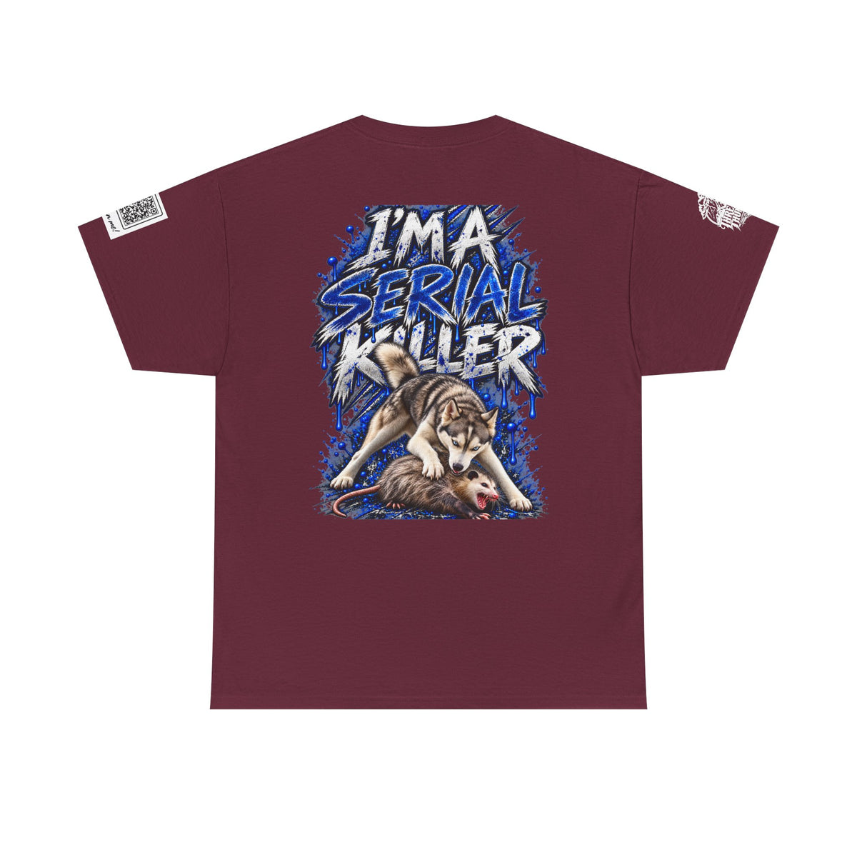 T-Shirt — "I'm A Serial Killer" Wolf Graphic Tee