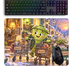 Trash Can Row Large Gaming Pad