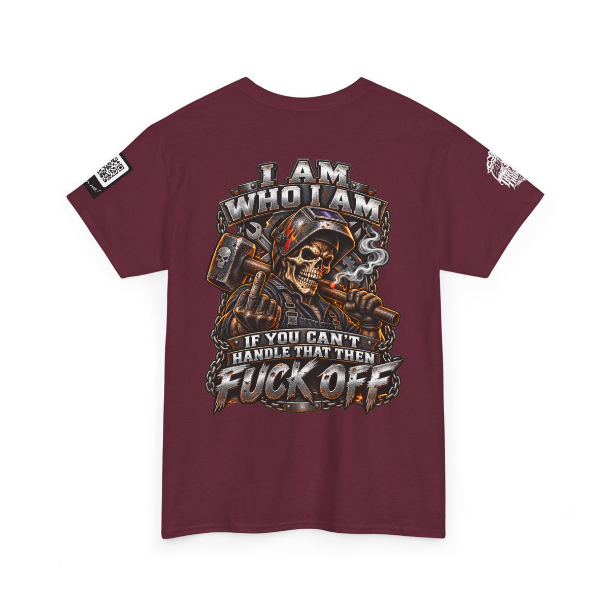 I Am Who I Am — If You Can’t Handle It, Fuck Off Back Graphic Tee